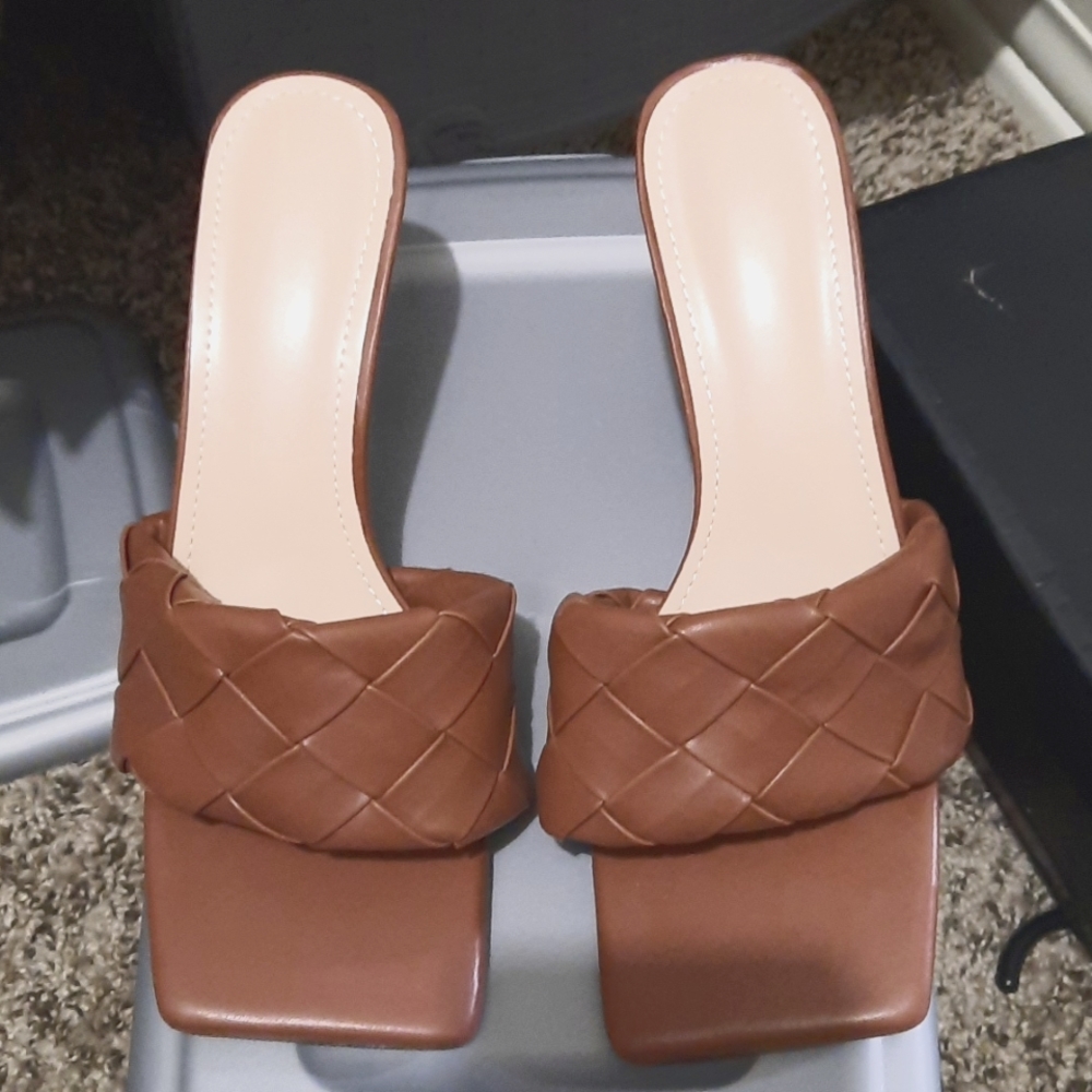 Brown heels